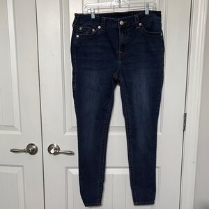 True Religion Dark Indigo Skinny Jeans